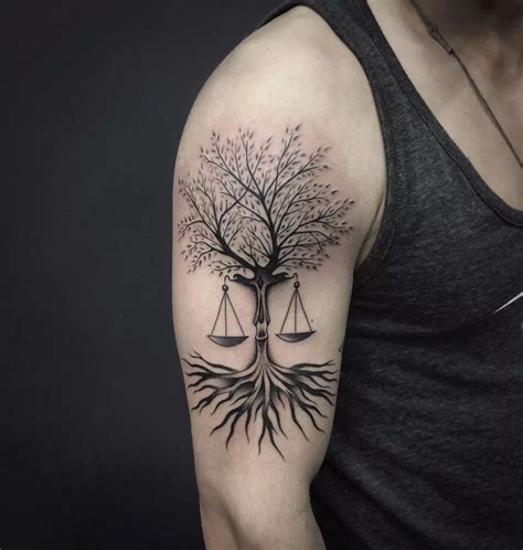 libra scale tattoo designs.